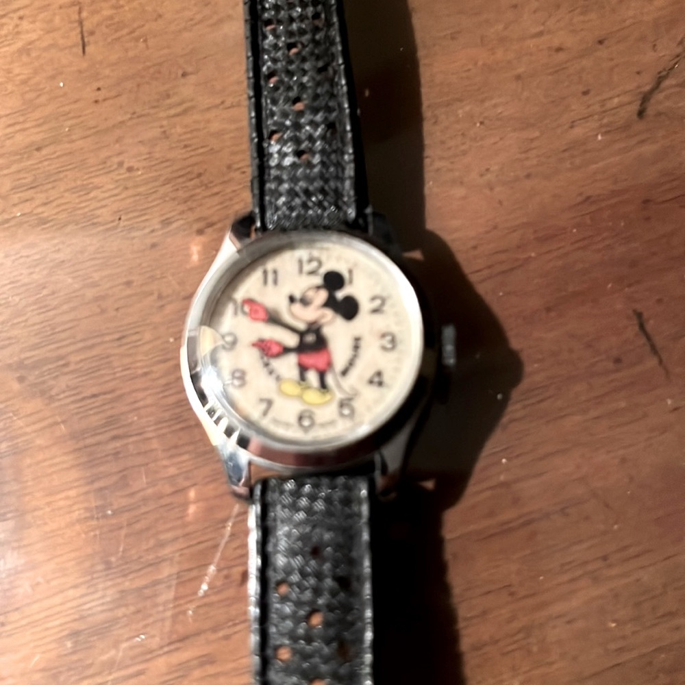 Mickey Mouse watch vintage by Disney. My childhood watch in good condition.